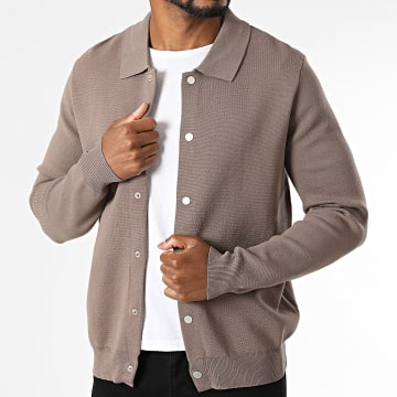 Frilivin - Veste Boutonnée 754 Taupe