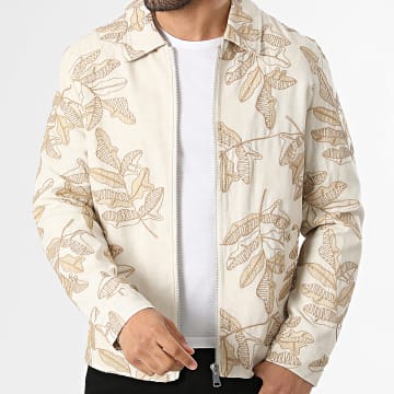 Frilivin - Veste Zippée F83 Beige Chiné