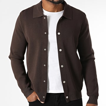 Frilivin - Veste Boutonnée 754 Marron