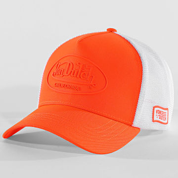 Von Dutch - Trucker Cap Fluorescent Orange Fluorescent White
