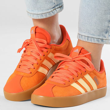 Adidas Performance - Zapatillas Mujer VL Court 3.0 IH4030 Naranja Puro Tinte Naranja Metálico Hierro