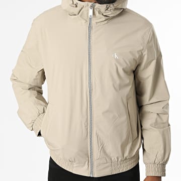 Calvin Klein - Jack Kapuze Reißverschluss RE516 Beige