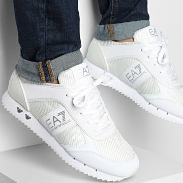 EA7 Emporio Armani - Zapatillas 7X000337-AF18613 Triple White Silver