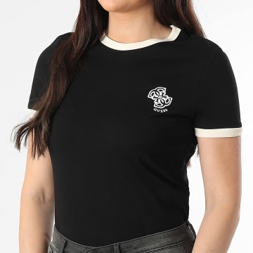 Guess - Camiseta Mujer V6GI05-K2966 Negro