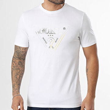 Guess - T-Shirts M6GI11-K2992 White Slim