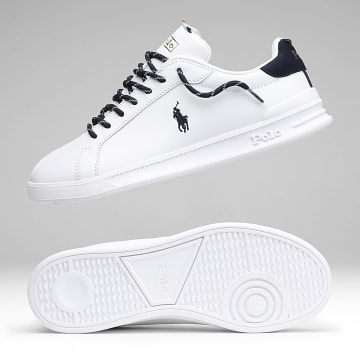 Polo Ralph Lauren - Sneakers Heritage Court II White Navy Red x SUPERLACED
