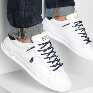 Polo Ralph Lauren - Sneaker Heritage Court II Bianco Navy Rosso x SUPERLACED