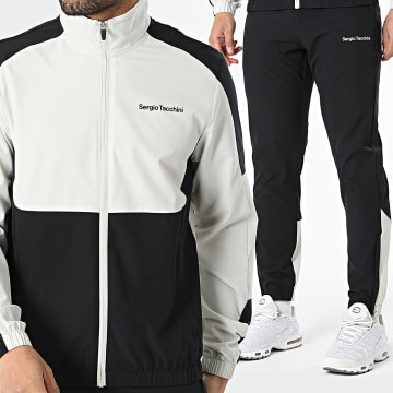 Sergio Tacchini - Chándal Arcata 41452 Beige Claro Negro