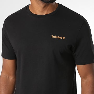 Timberland - Tee Shirt Small Linear Logo Print A5QQT Noir