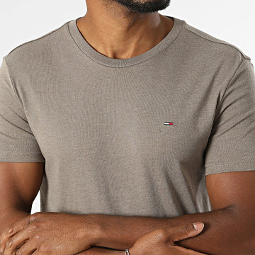 Tommy Jeans - T-Shirt Slim Jaspe 0363 Taupe