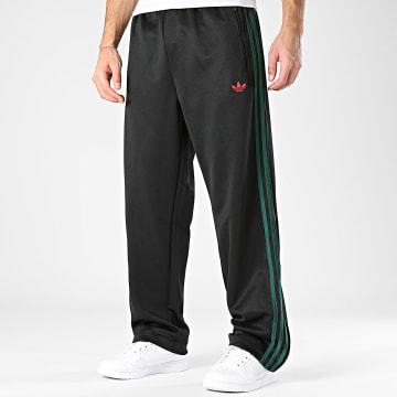 Adidas Originals - Pantalón Jogging A Bandas TP KD0453 Negro Verde Rojo