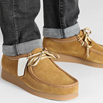 Clarks - Scarpe Wallabee Evo Ocra Camoscio