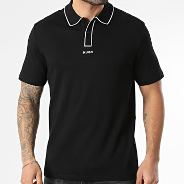 HUGO - Polo Manches Courtes Dalumo 50553045 Noir