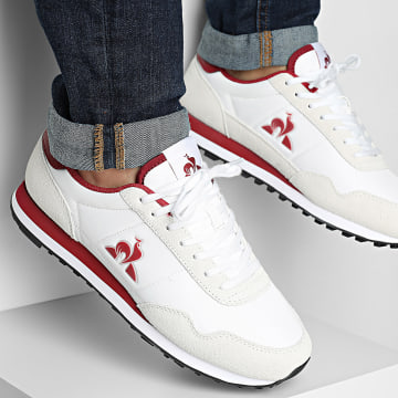 Le Coq Sportif - Zapatillas Astra 2610481 Blanco Óptico Rojo Río