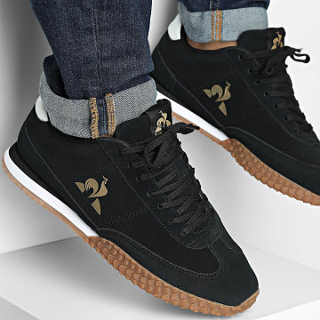Le Coq Sportif - Zapatillas Veloce Suede 2610490 Negro Oro