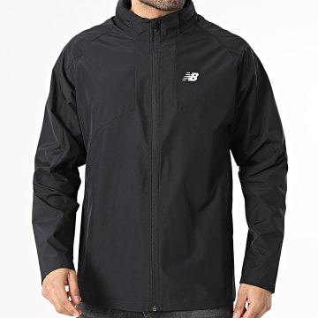 New Balance - Casaco Com Capuz e Fecho de correr MJ53607 Preto