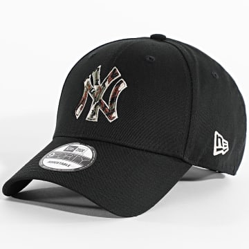 New Era - Cappellino MLB Outline Camo 9Forty NY New York Yankees 60771853 Nero