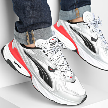 Puma - Zapatillas Fade Nitro LS 406203 Puma Silver Puma White Red