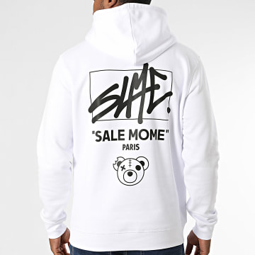 Sale Môme Paris - Sweat Capuche Frame Blanc