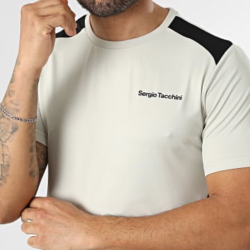 Sergio Tacchini - T-Shirt Arcata 41448 Beige Nero
