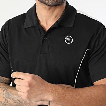 Sergio Tacchini - Polo Mangas Cortas Con Rayas Egeo 41412 Negro Beige