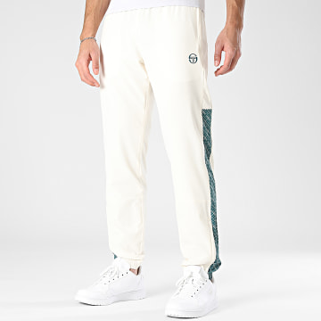 Sergio Tacchini - Pantalone Jogger A Bande Mesale 41445 Beige Chiaro