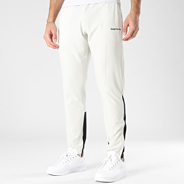 Sergio Tacchini - Pantalone Jogger Arcata 41450 Beige Chiaro Nero