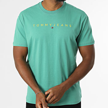 Tommy Jeans - Tee Shirt Linear Logo 0744 Vert