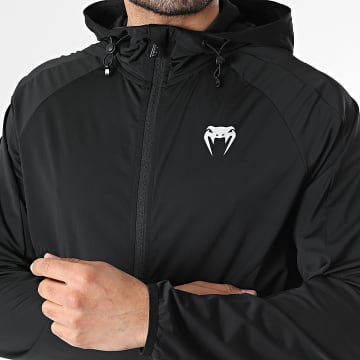 Venum - Chaqueta Capucha Cremallera Contender Aero 06115 Negro Plateado