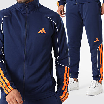 Adidas Sportswear - Ensemble De Survetement A Bandes Stadium JY7668 Bleu Marine