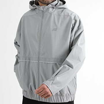 New Balance - Casaco Com Capuz e Fecho de correr Oversize MJO5BX Cinza
