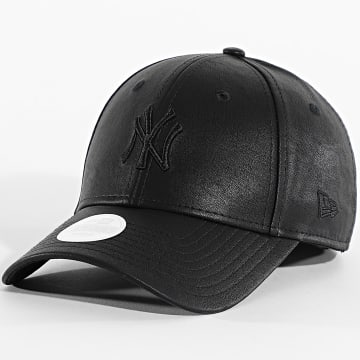 New Era - Pet Imitatieleer Dames 9Forty NY Yankees 60771751 Zwart