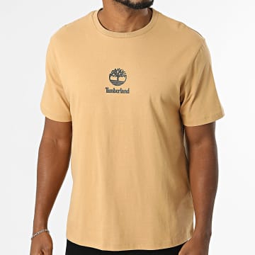 Timberland - Camiseta Print Stack Logo A6WWT Camel