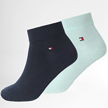 Tommy Hilfiger - Lot De 2 Paires De Chaussettes 5001 Bleu Marine Vert Clair