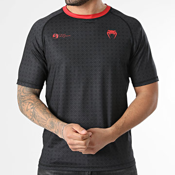Venum - Camiseta Venum x Roger Gracie Academy Dry Tech 06061 Negra Roja
