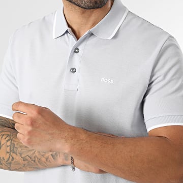 BOSS - Polo Manga Curta Parlay 190 50494697 Azul Claro