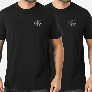 Calvin Klein - Lot De 2 Tee Shirts RF279 Noir