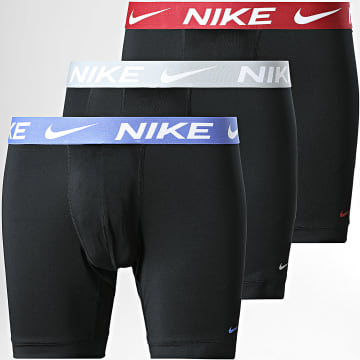 Nike - Pack de 3 Boxers Dri-FIT Essential Micro KE1158 Negro Azul Gris Rojo