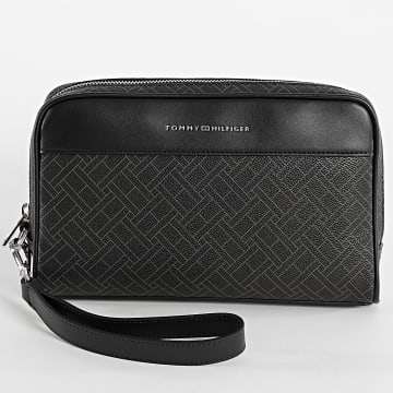 Tommy Hilfiger - Pochette Flag Monogram Pouch 4146 Noir