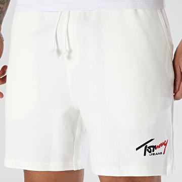 Tommy Jeans - Short Jogging Signature Beach 3017 Blanc