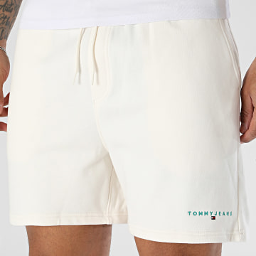 Tommy Jeans - Short Jogging Contrast Linear Beach 2697 Beige Clair