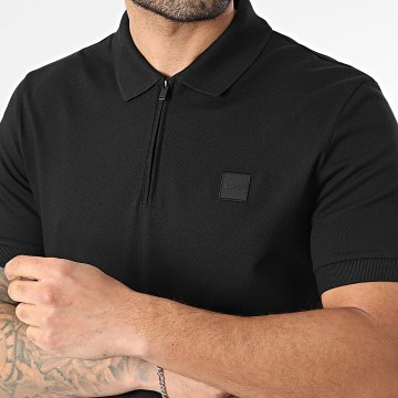 BOSS - Polo Mangas Curtas Passerzip 50537507 Preto