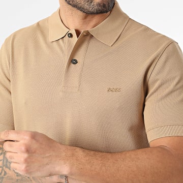 BOSS - Polo Manga Curta Pallas 50553564 Camel