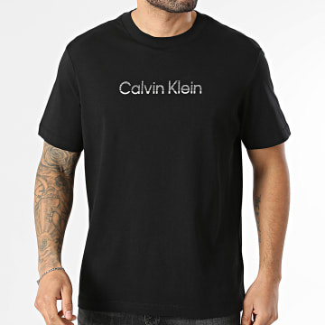 Calvin Klein - Tee Shirt Graphic LF813 Noir Argenté
