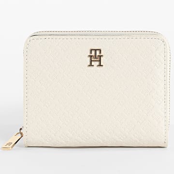 Tommy Hilfiger - Portefeuille Femme Icon Medium 8474 Blanc