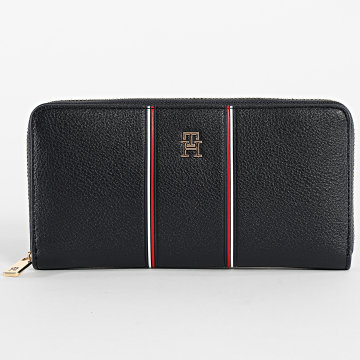Tommy Hilfiger - Portefeuille Femme Icon Large 8654 Bleu Marine