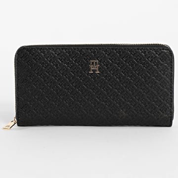 Tommy Hilfiger - Portefeuille Femme Icon Large 8482 Noir