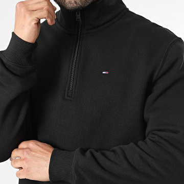 Tommy Jeans - Sweat Col Montant Zippée Regular Fit 0339 Noir