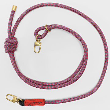 Topologie - Alça 8mm Rope Rosa