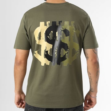 Luxury Lovers - Camiseta Oversize 5Sync Three Bucks Vert Kaki